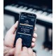 Photo of the smartphone app of the Player System Pianoforce for Grand Piano
