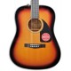 Photo of the Acoustic Guitar Fender Dreadnought CD 60 V3 DS Sunburst Walnut top