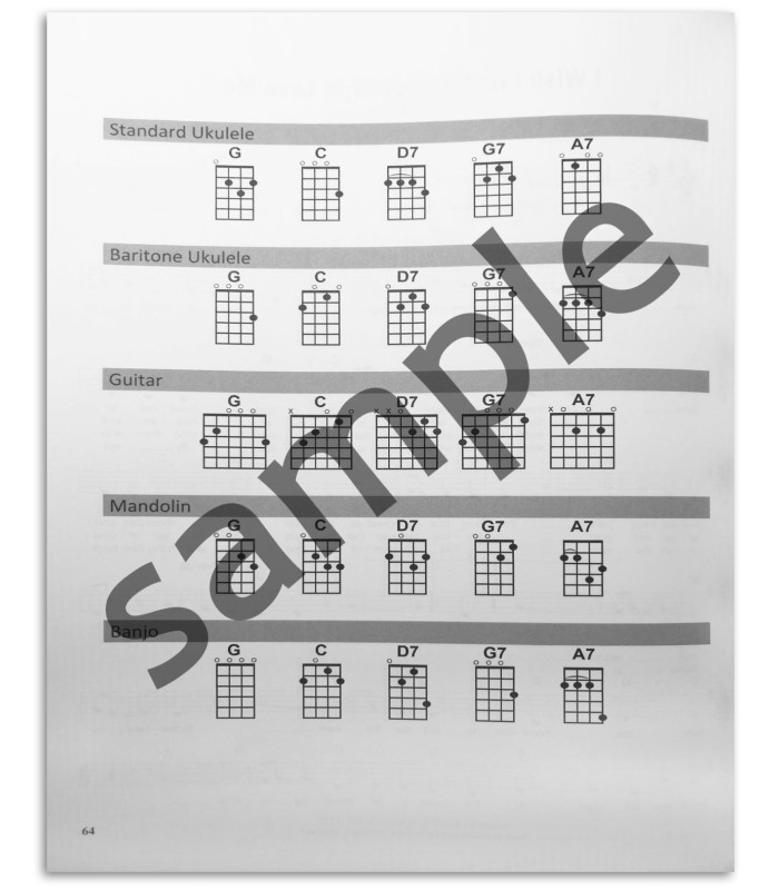 Photo of a sample from the Celtic Songs Strum Together Guitar book