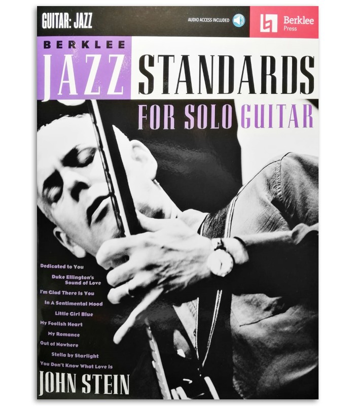 Photo of the Jazz Standards for Solo Guitar John Stein Berklee book cover
