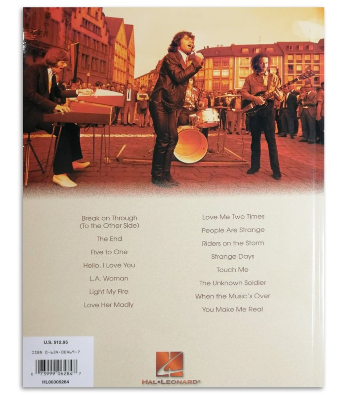 Photo of a sample from The Doors Easy Piano book