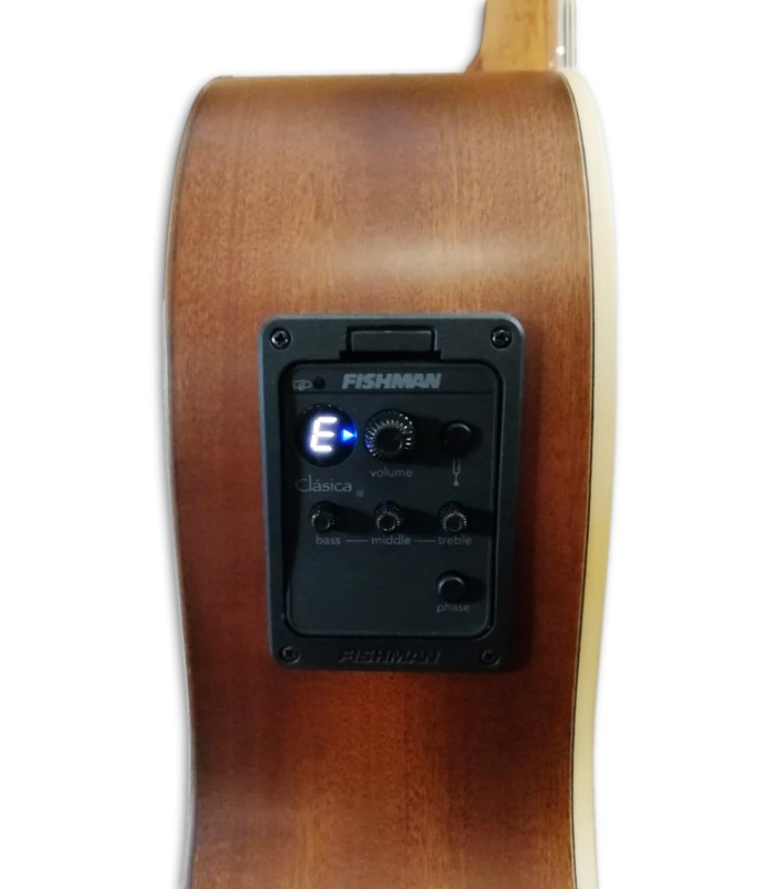 Photo of the Classical Guitar Paco Castillo model 220 CE preamp