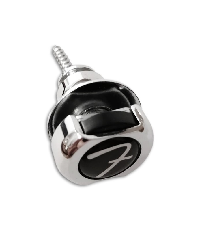 Photo detail of the head of the Strap lock Fender model Infinity