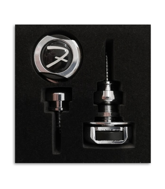 Fender Infinity chrome Strap lock Salão Musical Musical Hall