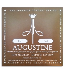 String Set Augustine Imperial Red Classical Guitar Medium Tension