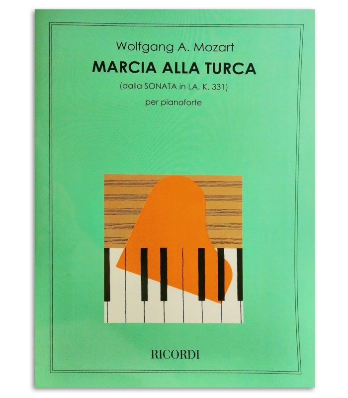 Photo of the Mozart Turkish March Sonata A M KV331's book cover