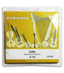 Pyramid Cello Strings Set 170100 Aluminium 1/2