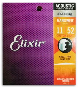 Photo of the String Set Elixir model 11027 for Acoustic Guitar's package cover