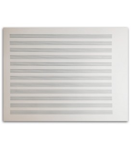 Sheet Music Artcarmo Notebook 12P Horizontal