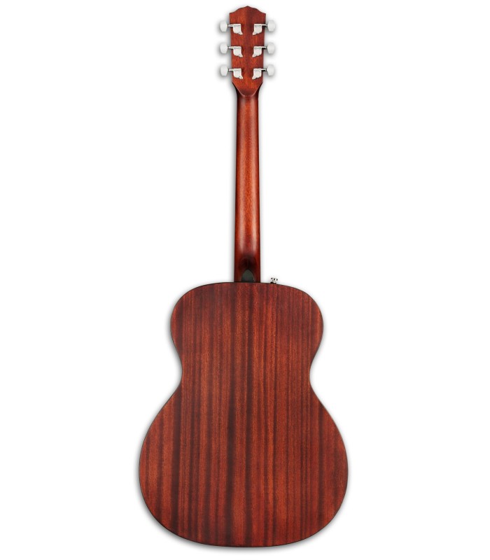 Photo of the Folk Guitar Fender model CC-60S Concert All Mahogany's back
