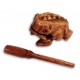 Photo of the frog shaped güiro from the Percussion Kit Penguin Children