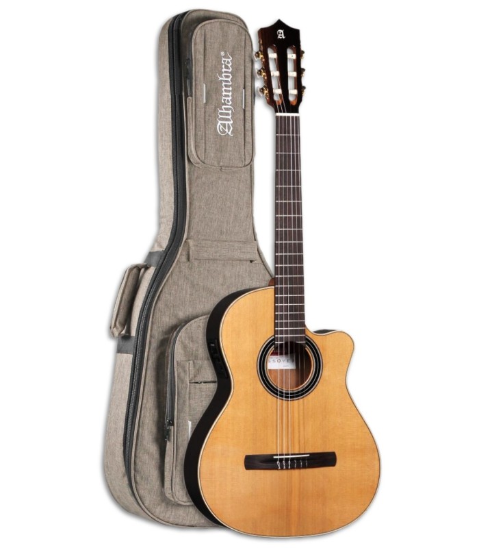 Photo of the Acoustic Guitar model Alhambra CS LR CW E1 EQ Crossover with Bag