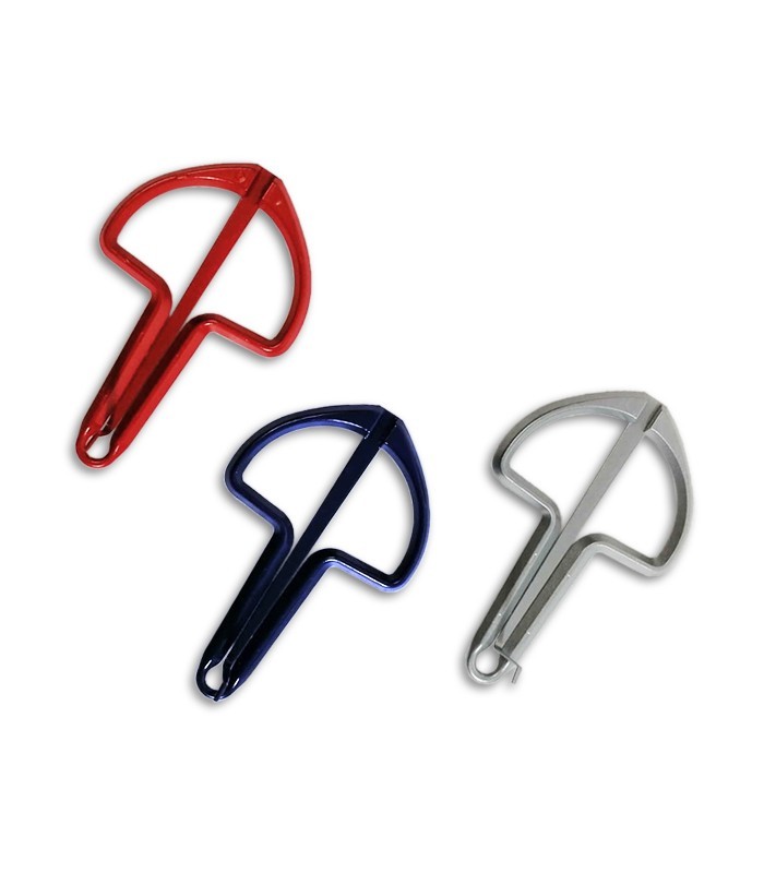 Photo of the Jaw Harp Schwarz modelo DB20-12 Metallic's three available color options
