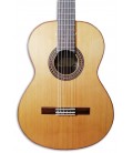 Photo of the classical guitar Alhambra Iberia Ziricote's top