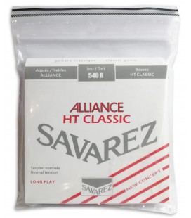 Photo of the Classical Guitar String Set Savarez model 540 R's package cover