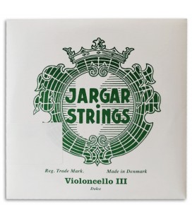 Individual String Jargar 3rd G Cello Green