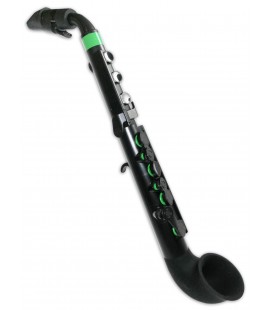 Photo of the saxophone Nuvo Jsax model N-520JBGN black and green with case