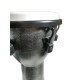 Detail of the djembe LP model LP726G FX 11 World Beat's head and tuning system