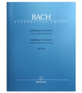Photo of the Bach Goldberg variationen BWV 988's book cover
