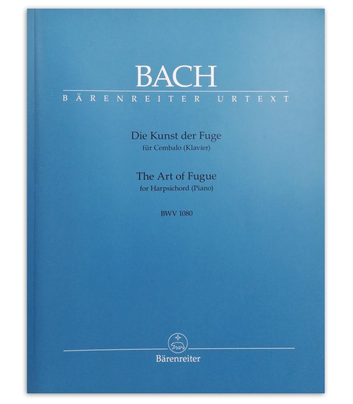 Photo of Bach the art of fugue BWV 1080's book cover