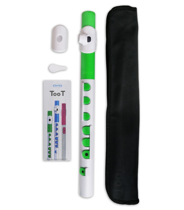 Flute Nuvo Toot model N 430TWGN with bag and accessories