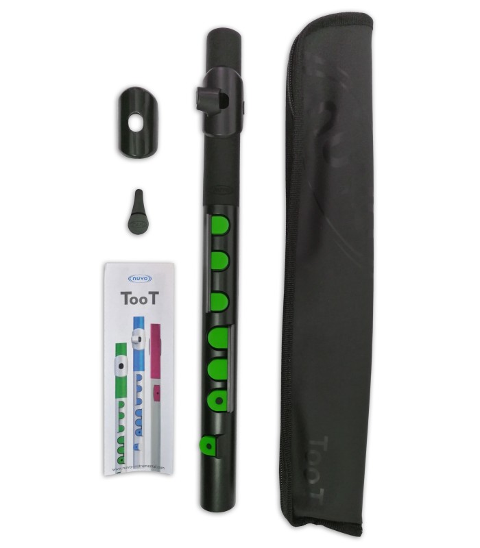 Flute Nuvo Toot model N 430TBGN with the bag and accessories