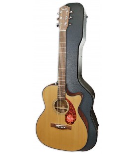Guitarra Eletroacústica Fender Dreadnought CD 140SCE Natural com Estojo