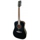 Photo of the acoustic guitar Ibanez model PF 15 BK Dreadnought Black
