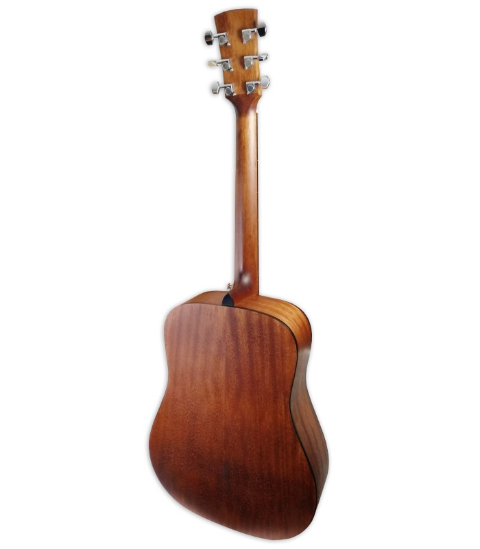 Back of the acoustic guitar Ibanez model AW54 OPN Dreadnought