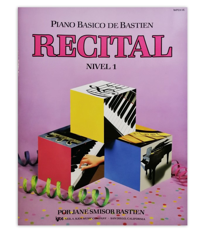 Photo of the Bastien Piano Básico Recital Nível 1 book's cover