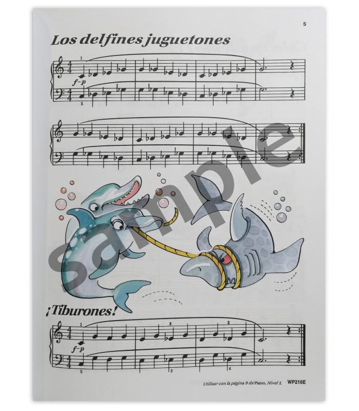 Bastien Piano básico técnica nível 1 book's sample