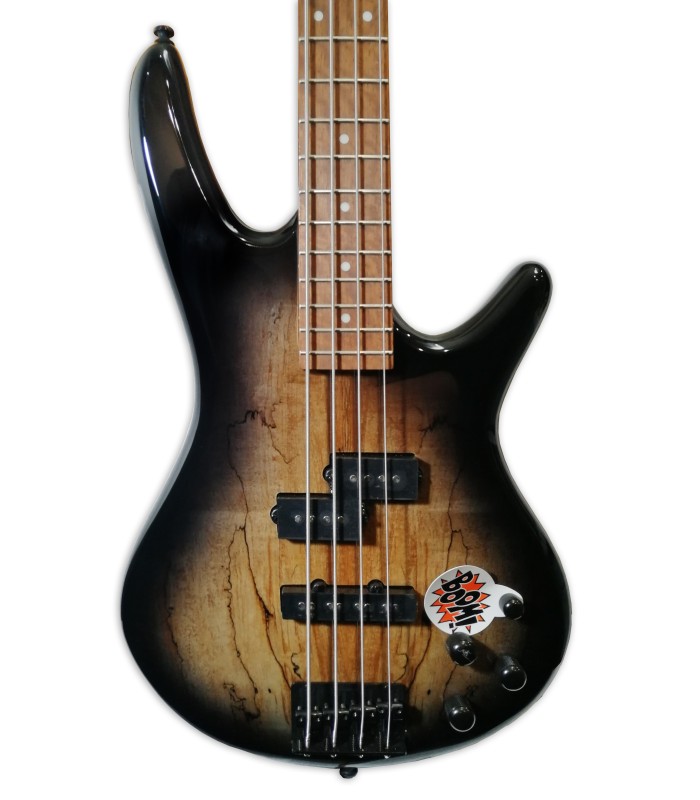 Body and pickups of the bass guitar Ibanez modelo GSR200SM NGT