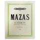 Photo of the Mazas Etuden Opus 36 for violin vol 3 Peters's book cover