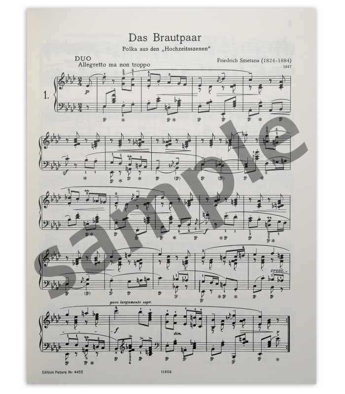 Smetana Polkas Peters's book sample