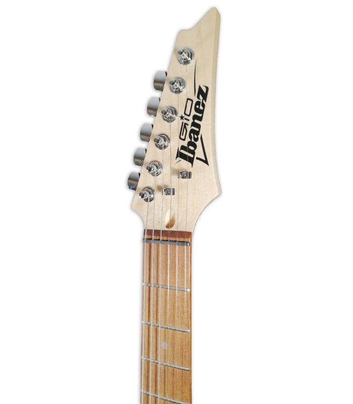 Head of the electric guitar Ibanez model GRX40 MGN Metallic Ligth Green