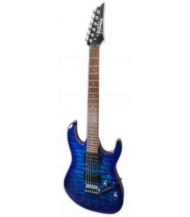 Electric Guitar Ibanez GRX70QA TBB Transparent Blue Burst