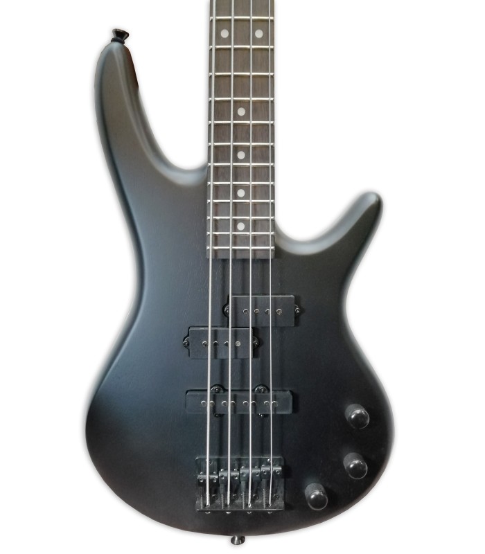 Body and pickups of the bass guitar Ibanez model GSRM20B WK
