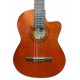 Top of the classical guitar Ashton model CG44CEQAM