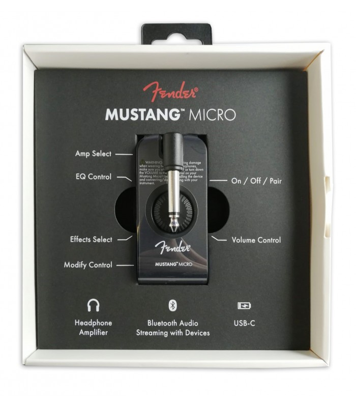 Fender Mustang Micro Guitar Headphone Amp | Amplifier | Salão Musical