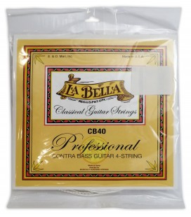 Cover of the string set LaBella CB40-BE for acoustic bass guitar