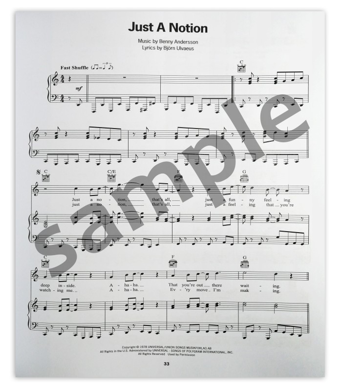 ABBA Voyage's book sample