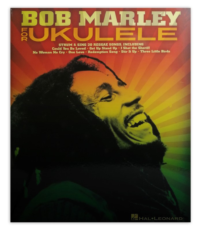 Photo of Bob Marley for Ukulele's book cover