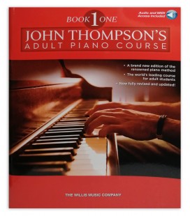 Photo of the Thompson Adult Piano Course 1's book cover