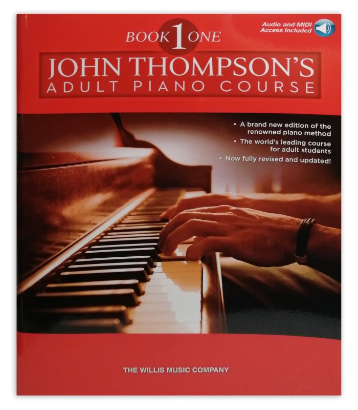 Photo of the Thompson Adult Piano Course 1's book cover
