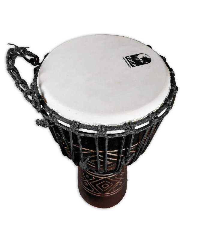 Skin head of the djembe Toca Percussion model TSSDJ-MBO TO803115  Street Series Wood Rope Tuned