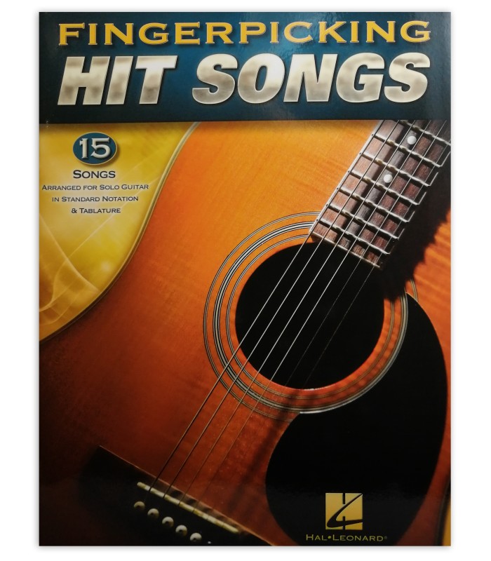 Photo of the Fingerpicking Hit Songs 15 songs HL's book cover
