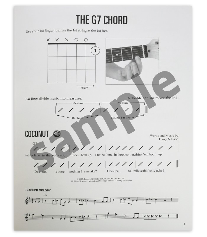 Guitar for Kids HL book's other sample