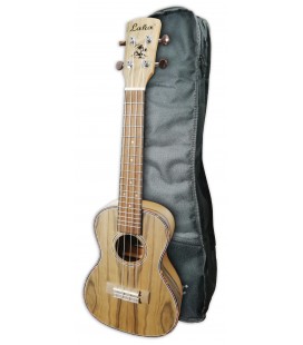 Photo of the concert ukulele Laka model VUC 25 Walnut with bag
