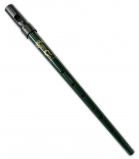 Photo of the tinwhistle Clarke model Sweetone in D and green color