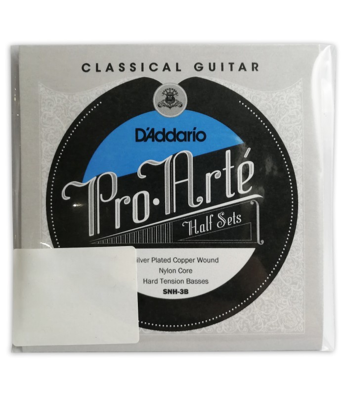 String set of basses Daddario model SNH-3B Pro Arte's package cover